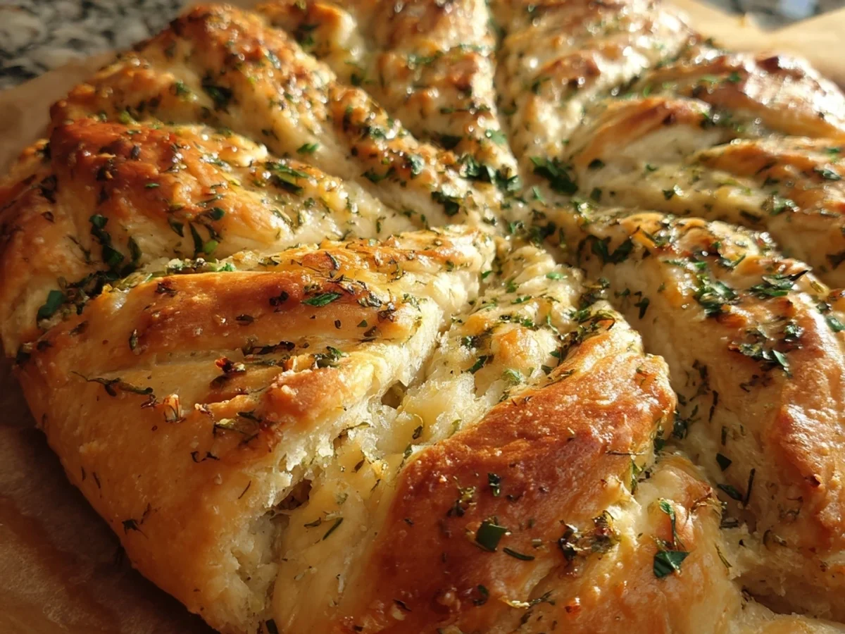 Partysonne mit Kräuterbutter: Einfaches Partybrot Rezept - Bild 1