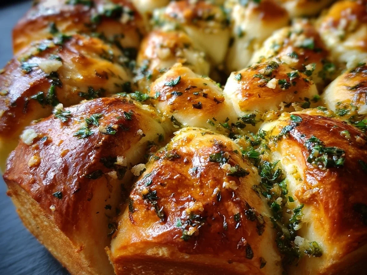 Partysonne mit Kräuterbutter: Einfaches Partybrot Rezept - Bild 2