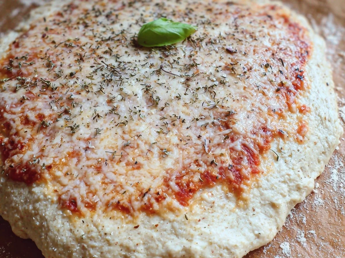 Protein Pizzateig: 3 Zutaten & Kalorienarm - Bild 2