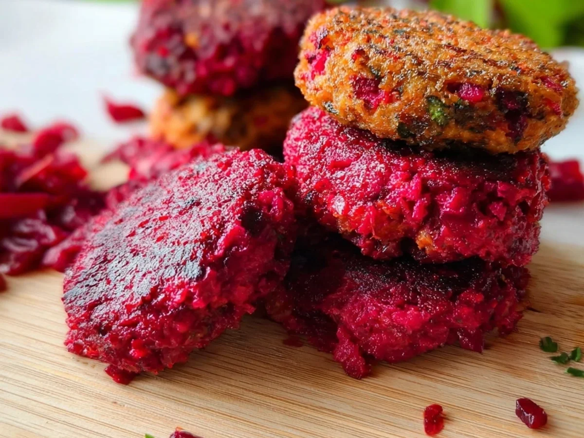 Rote Bete Bratlinge: Gesund, einfach & vegetarisch - Bild 1