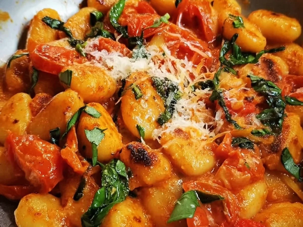 Schnelle Gnocchi Pfanne mit Tomate 10 Minuten Rezept - Bild 1