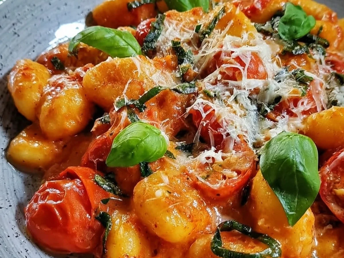 Schnelle Gnocchi Pfanne mit Tomate 10 Minuten Rezept - Bild 2