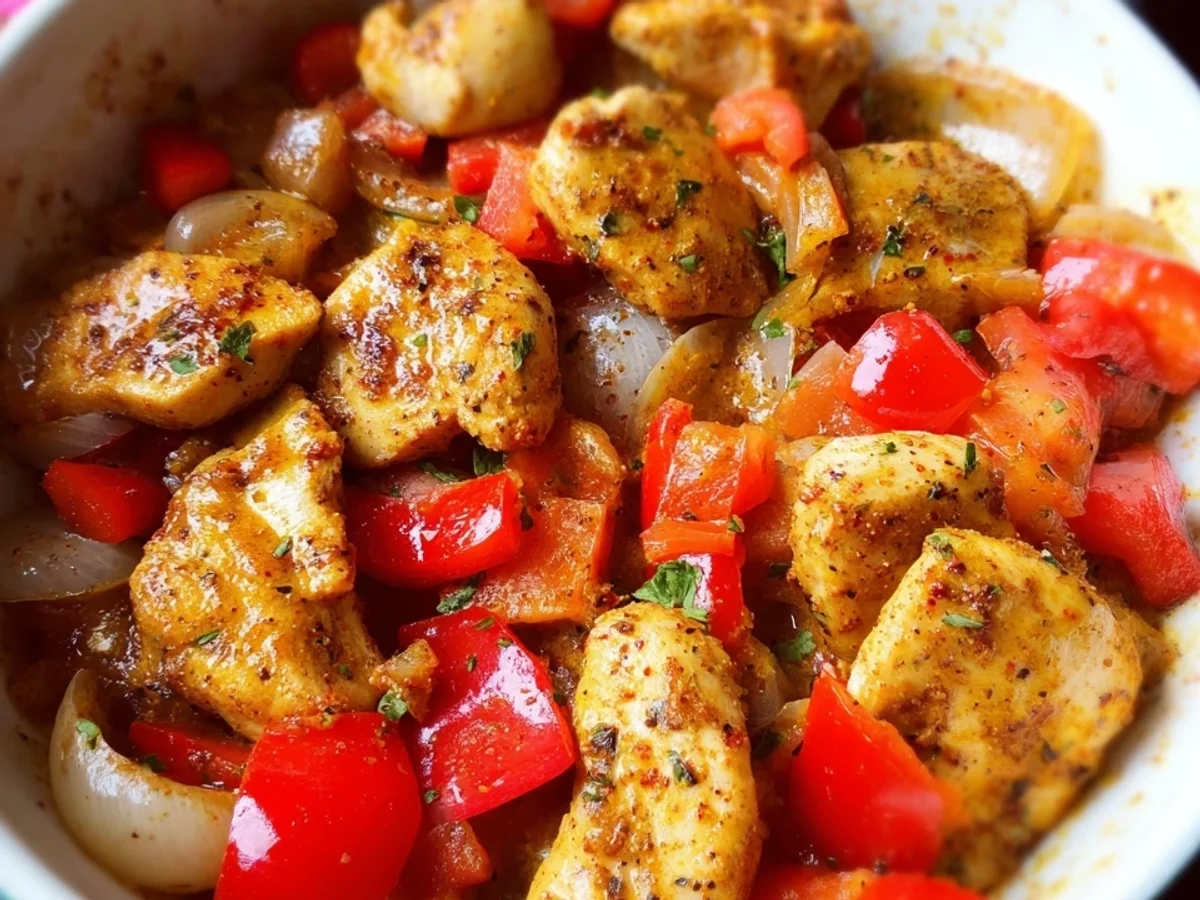 Schnelle Hähnchen-Paprika-Pfanne: Einfach & Gesund - Bild 2