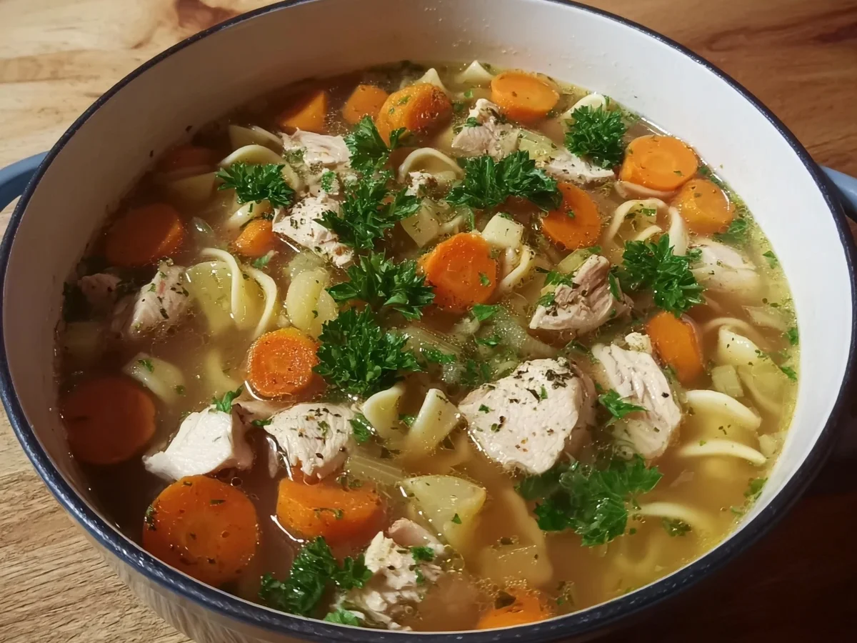 Schnelle Hühnersuppe: Einfach, klar & lecker - Bild 1