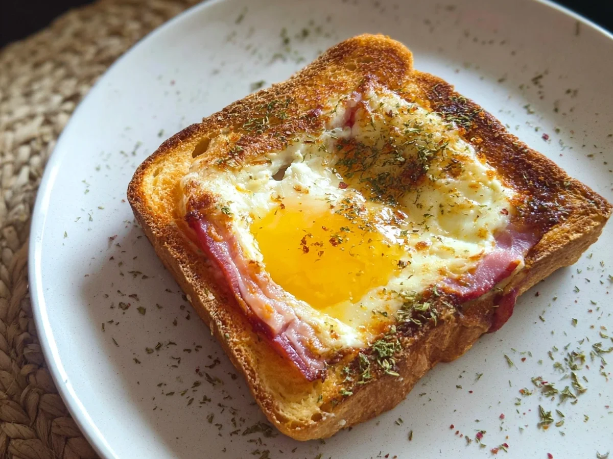 Schneller Airfryer Toast mit Ei für dein Frühstück - Bild 2