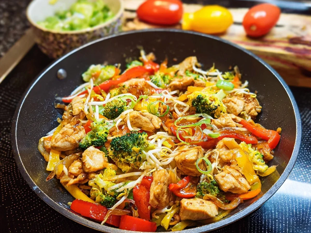 Schnelles Chop Suey mit Hähnchen & frischem Gemüse - Bild 2