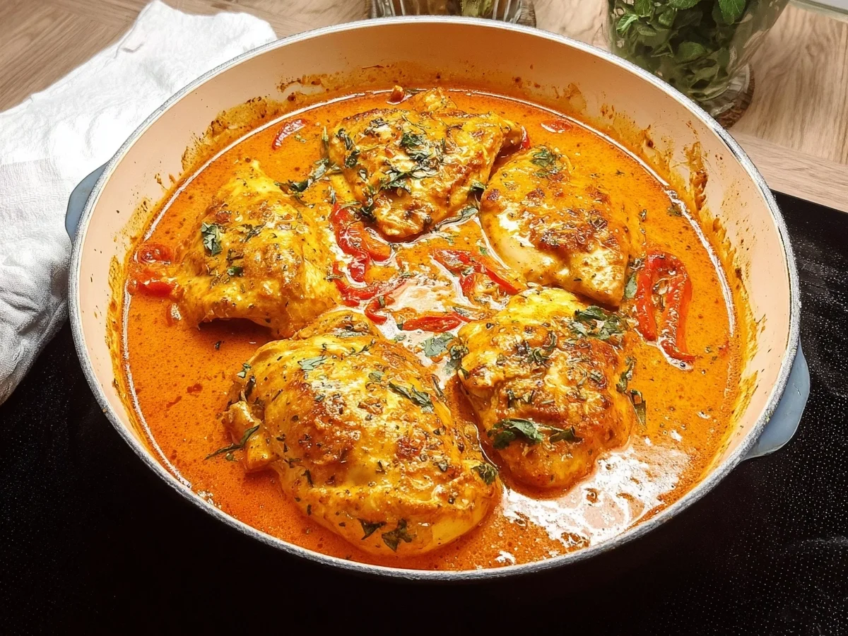 Schnelles Paprika-Sahne-Hähnchen in unter 30 Minuten - Bild 2
