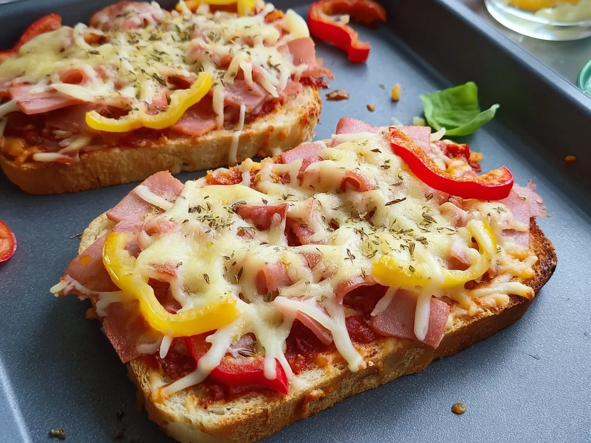 Schnelles Pizza-Toast aus dem Airfryer: Knusprig & Lecker - Bild 1