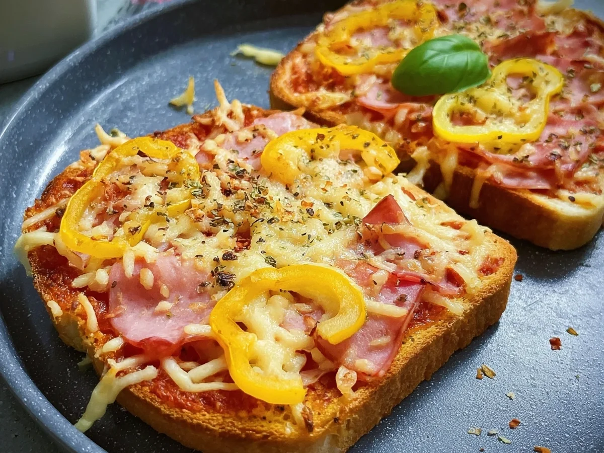 Schnelles Pizza-Toast aus dem Airfryer: Knusprig & Lecker - Bild 2