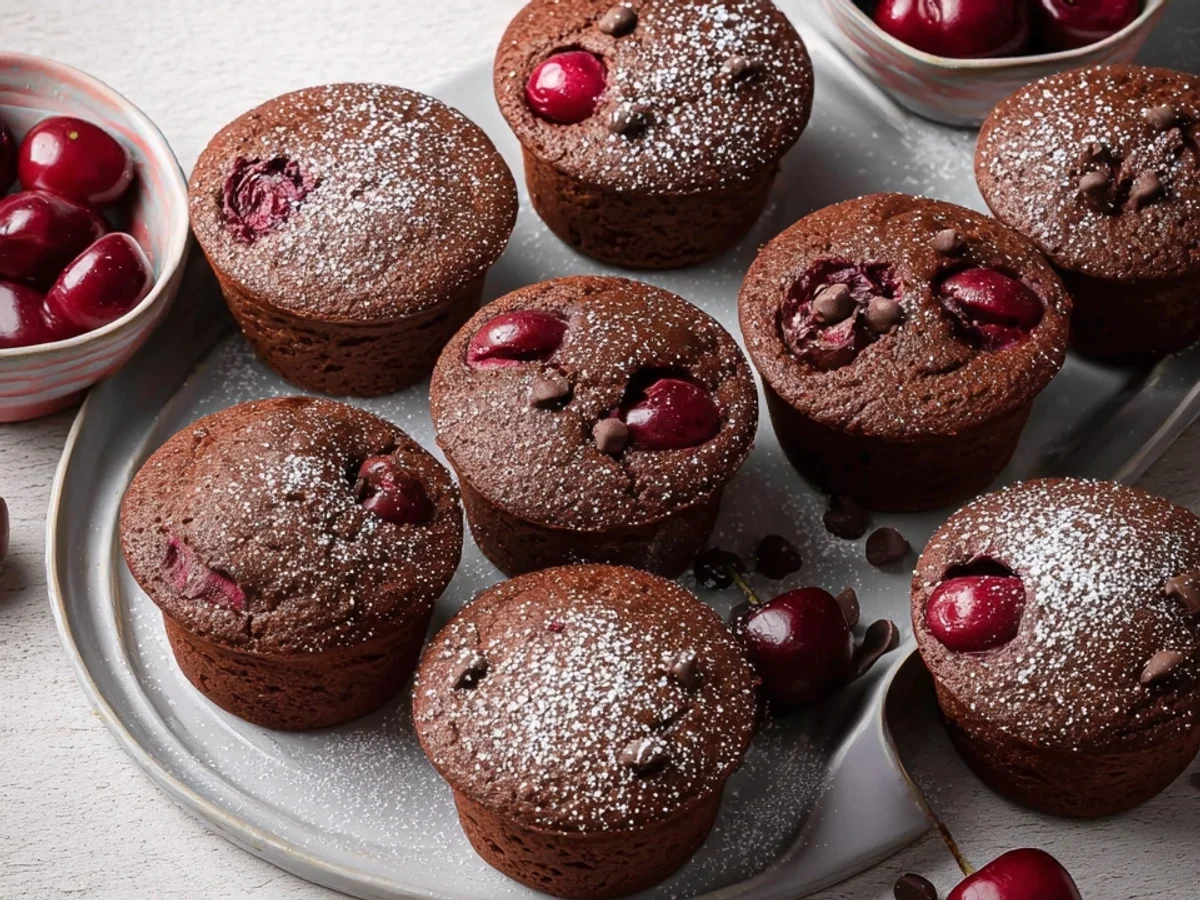 Schoko-Kirsch-Muffins: Saftig & Schnell Gebacken - Bild 1