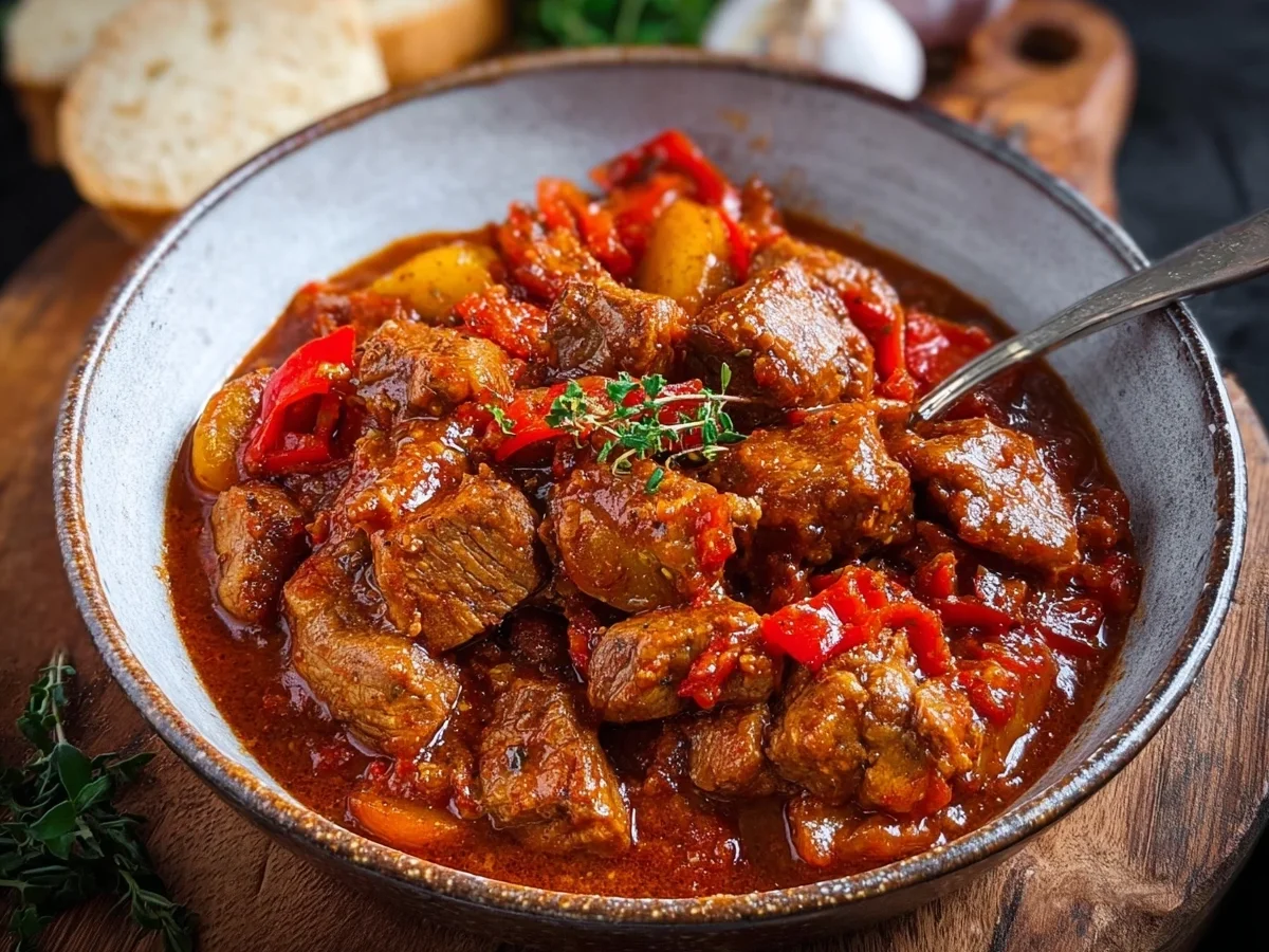 Sächsisches Feuerfleisch: Omas würziges Lammgulasch - Bild 2