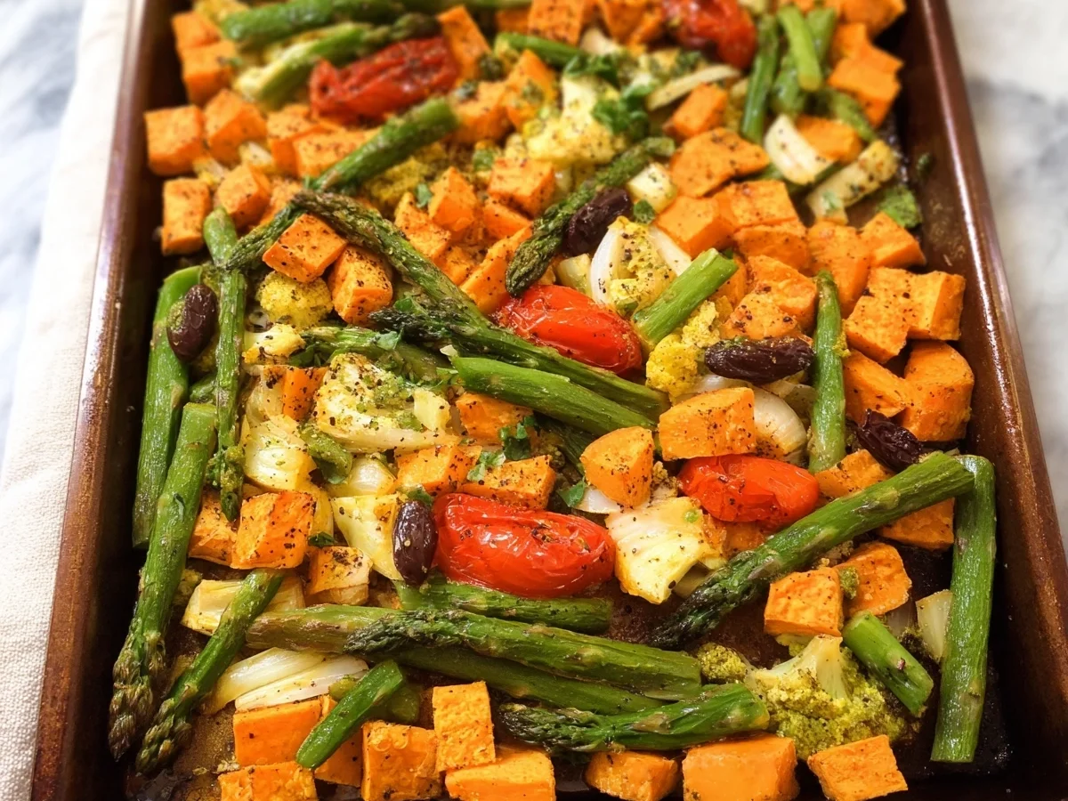 Süßkartoffel & Spargel Ofengericht: Schnell & Vegetarisch - Bild 2