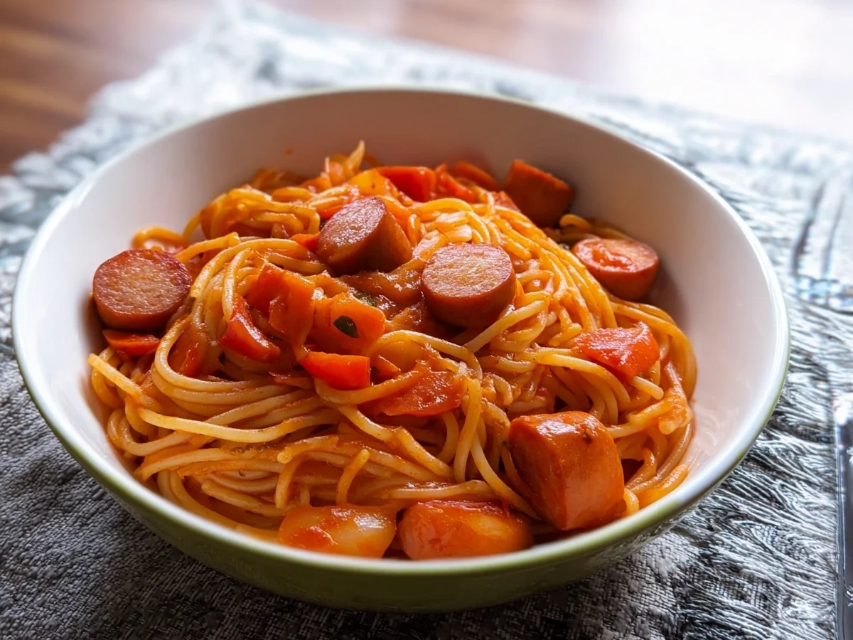 Spaghetti mit Würstchen: Kinderliebling schnell gemacht - Bild 1