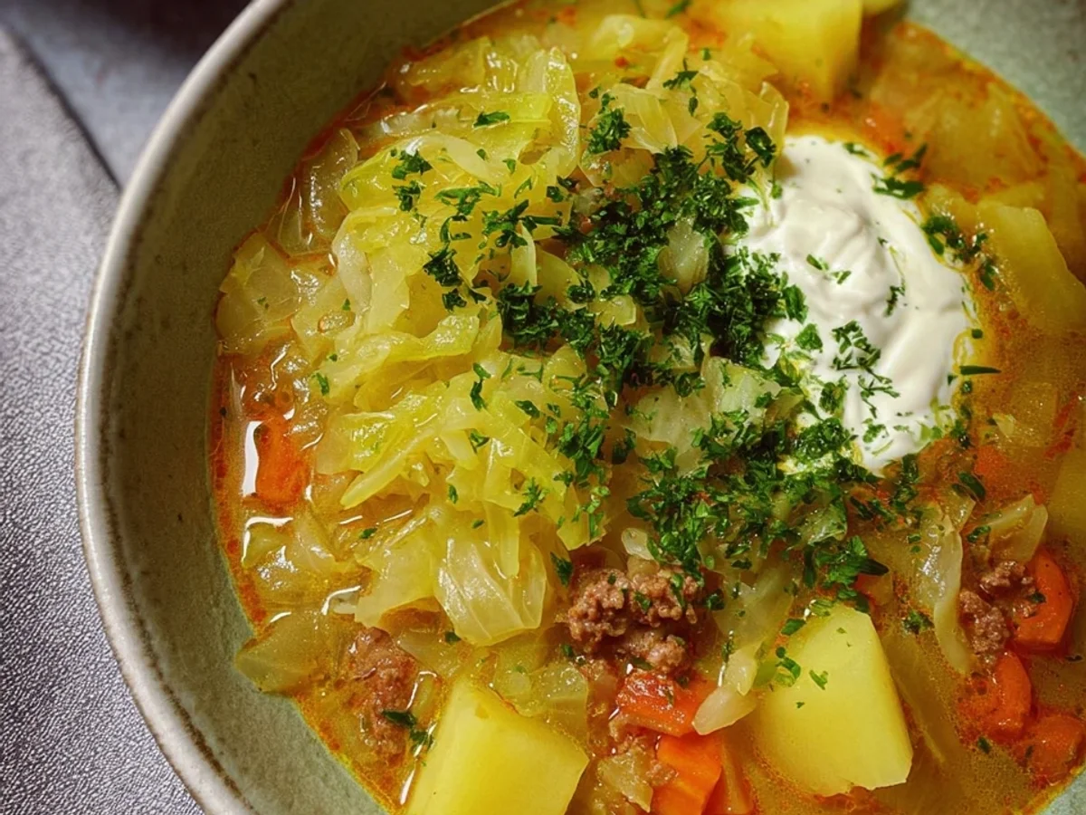 Spitzkohlsuppe: Herzhafter Eintopf für kalte Tage - Bild 1