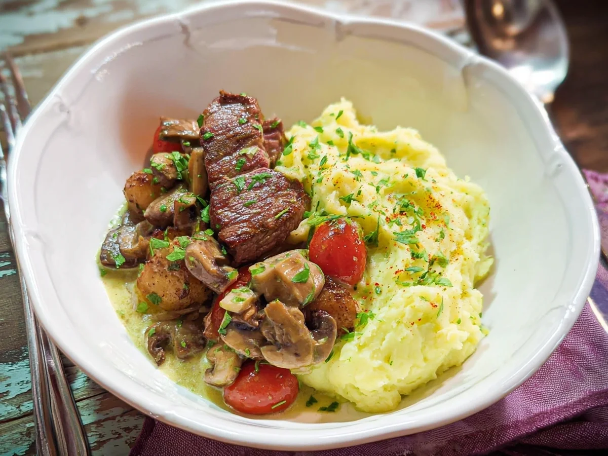 Steak-Pfanne mit Püree: Herzhaft & Schnell - Bild 2
