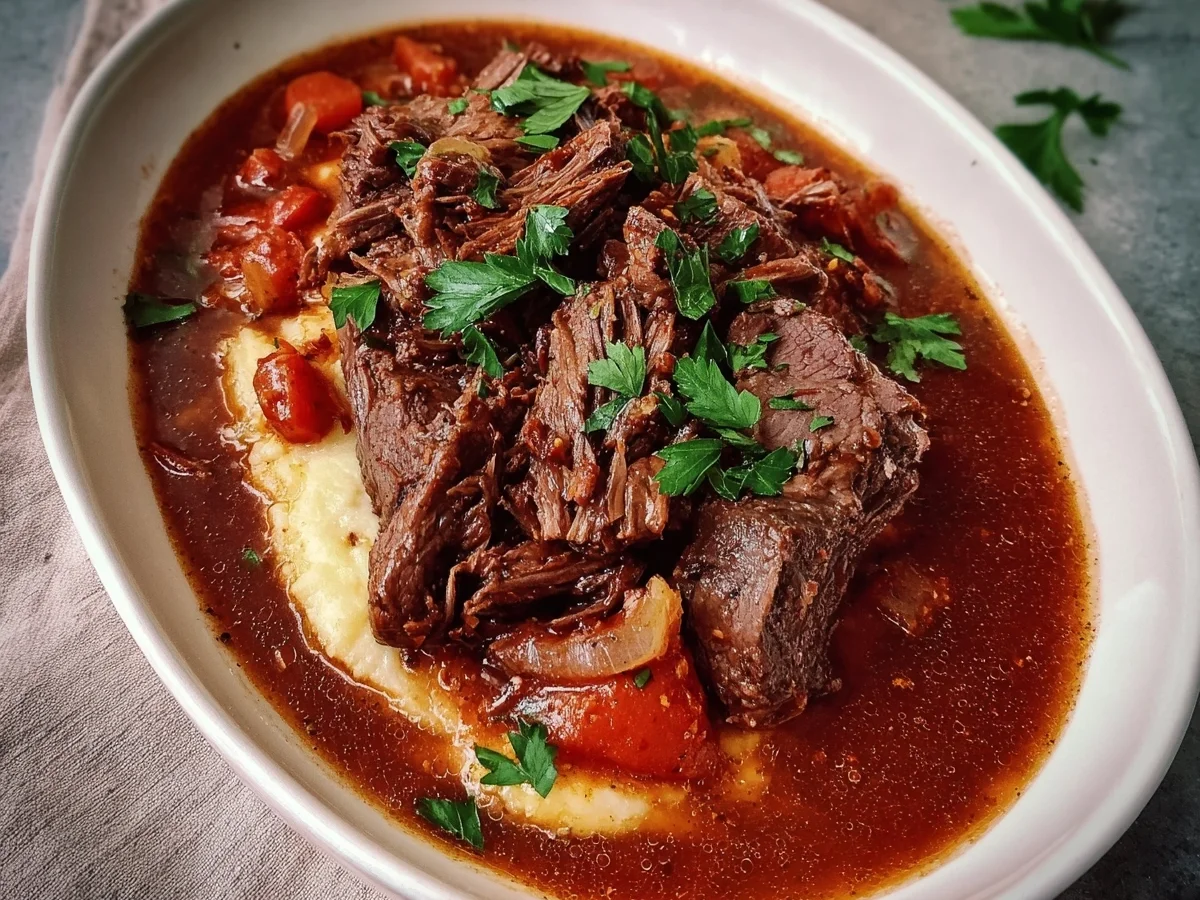 Stracotto di Manzo: Butterzarter Rinderbraten - Bild 1