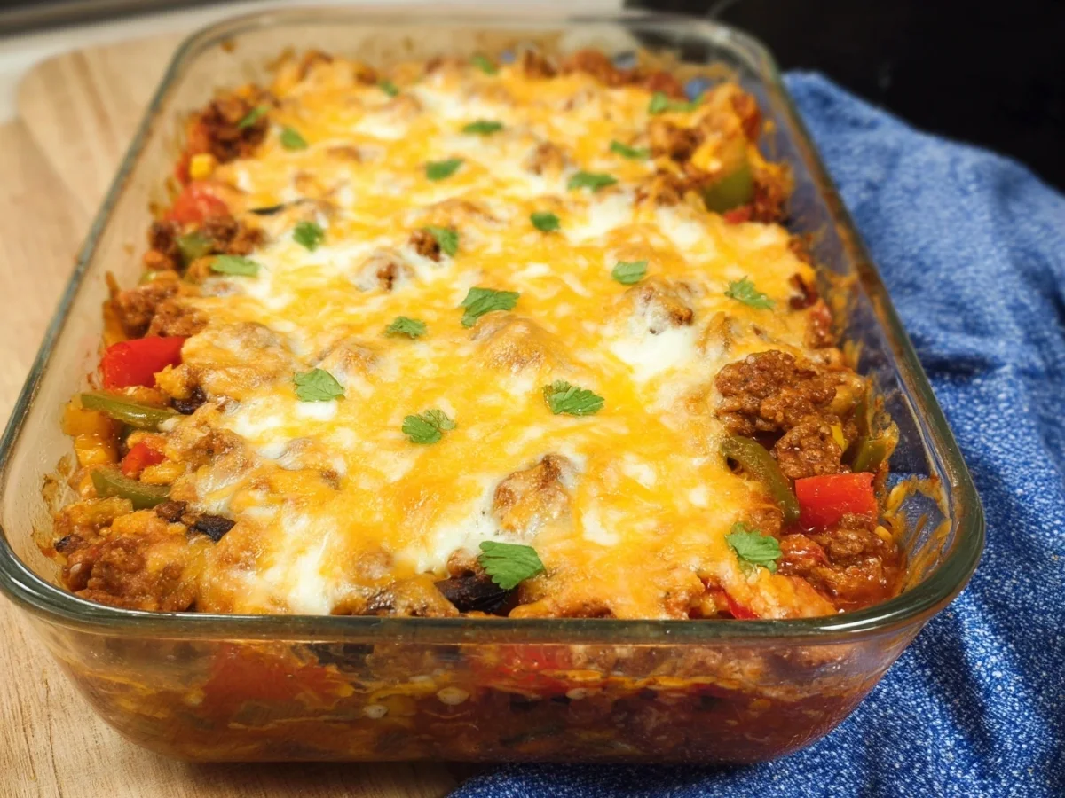 Tex-Mex Auflauf: Lecker & Low Carb Genuss - Bild 1
