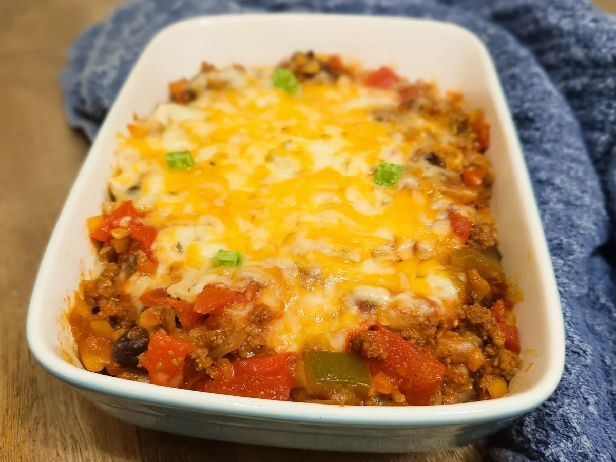 Tex-Mex Auflauf: Lecker & Low Carb Genuss - Bild 2