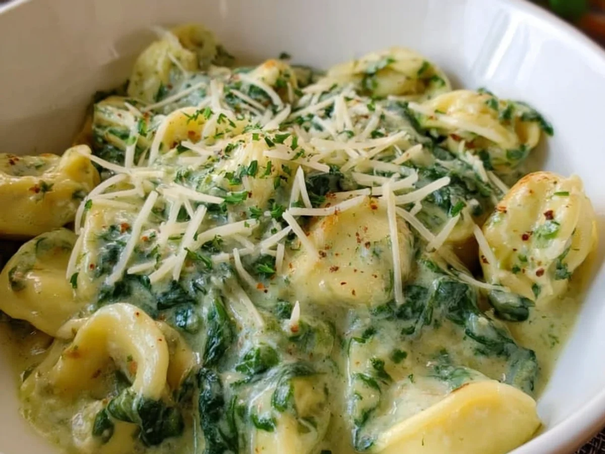 Tortellini-Spinat-Sahne-Soße Schnell & Lecker - Bild 1