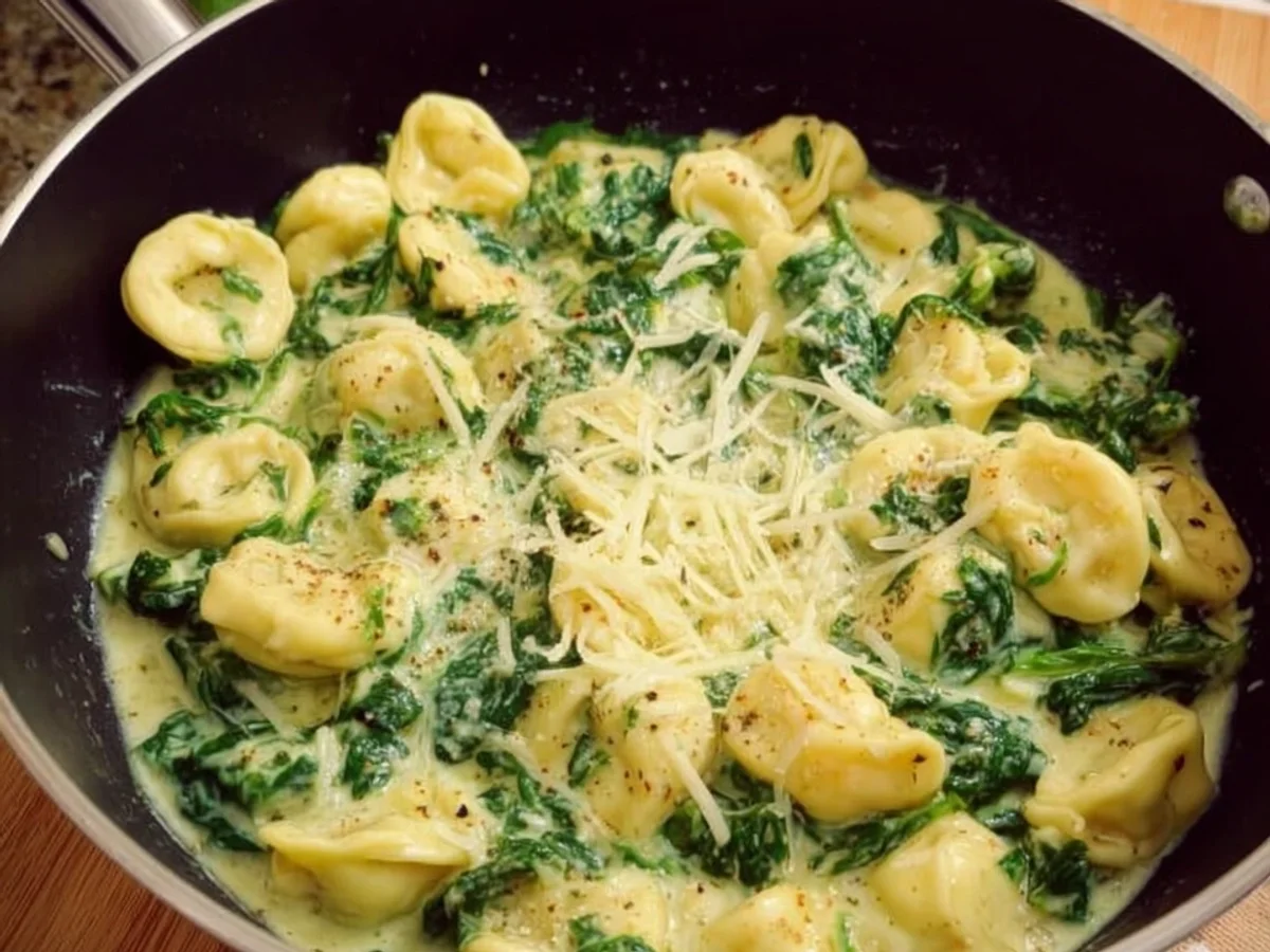 Tortellini-Spinat-Sahne-Soße Schnell & Lecker - Bild 2