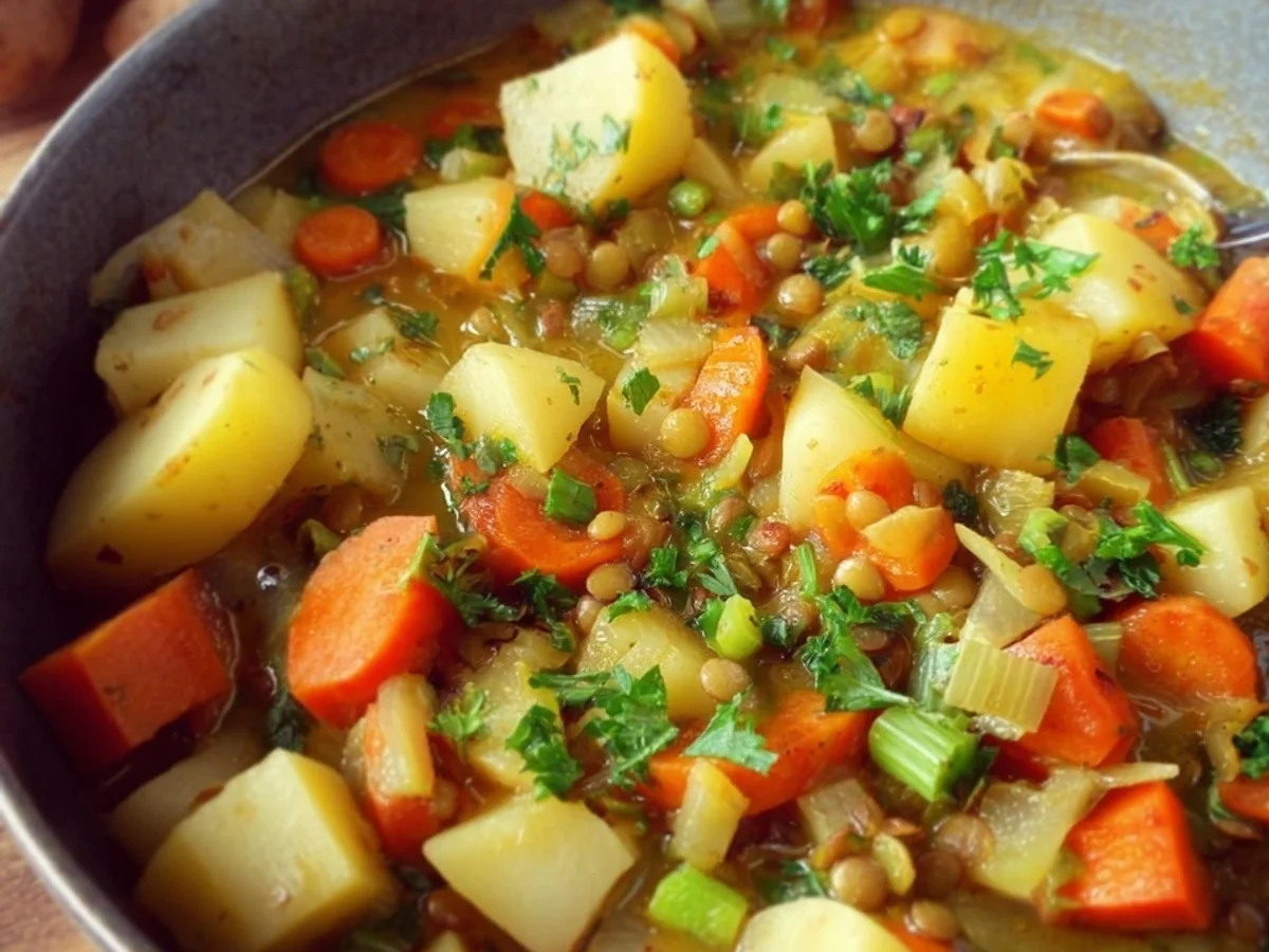 Veganer Kartoffel-Eintopf: Gesund & einfach zubereitet - Bild 1