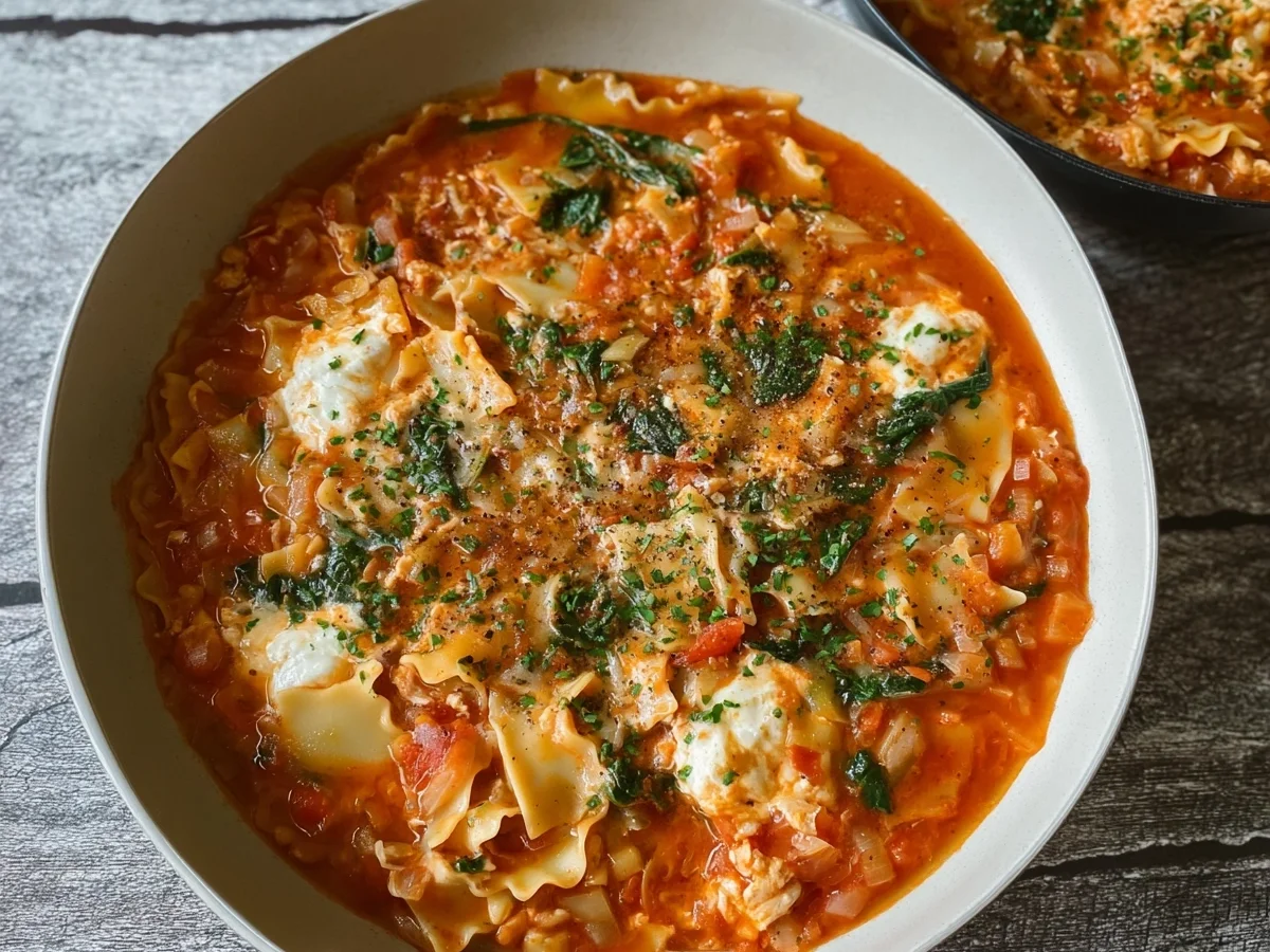 Vegetarische Lasagnesuppe: Schnell & einfach - Bild 2