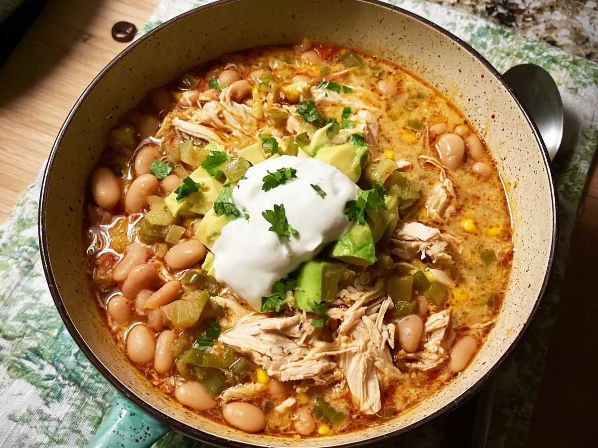 Weißes Chili mit Grillhähnchen: Herzhaftes Rezept - Bild 1