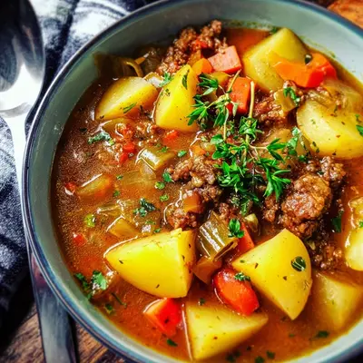 Bauerntopf mit Hackfleisch & Kartoffeln: Deftig & einfach