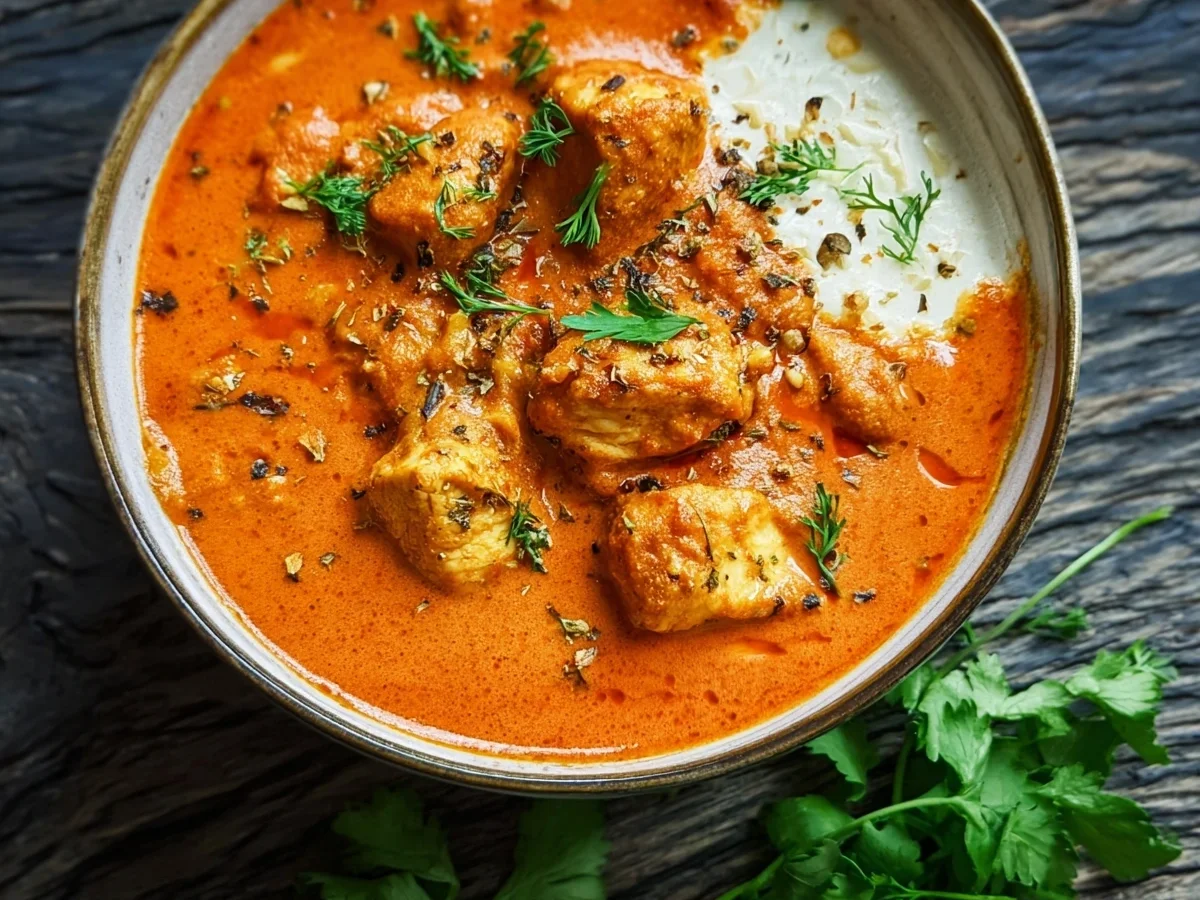 Chicken Tikka Masala: Einfach & Lecker - Beitragsbild