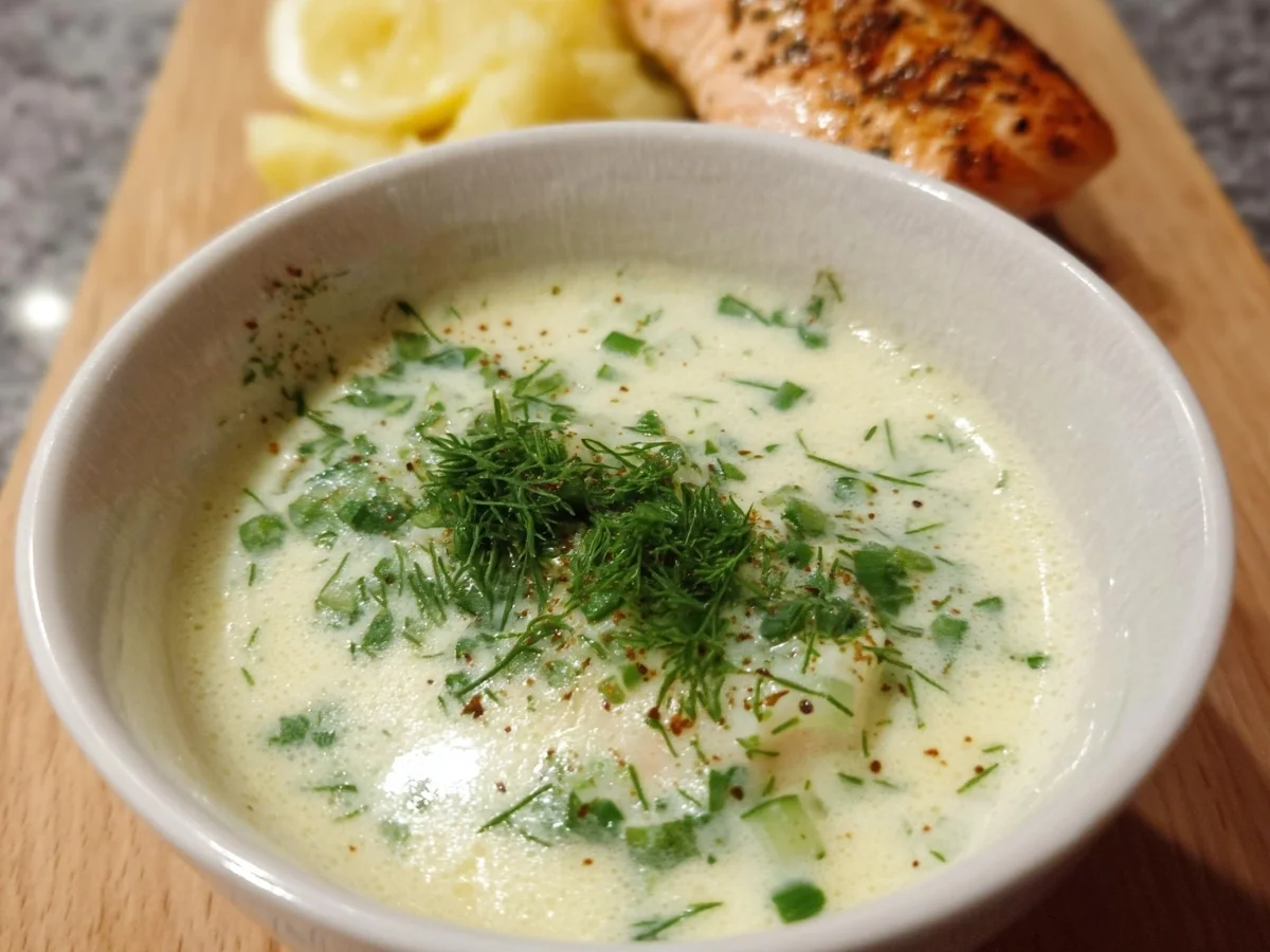Cremige Dillsauce nach Omas Rezept: Schnell & Lecker - Beitragsbild