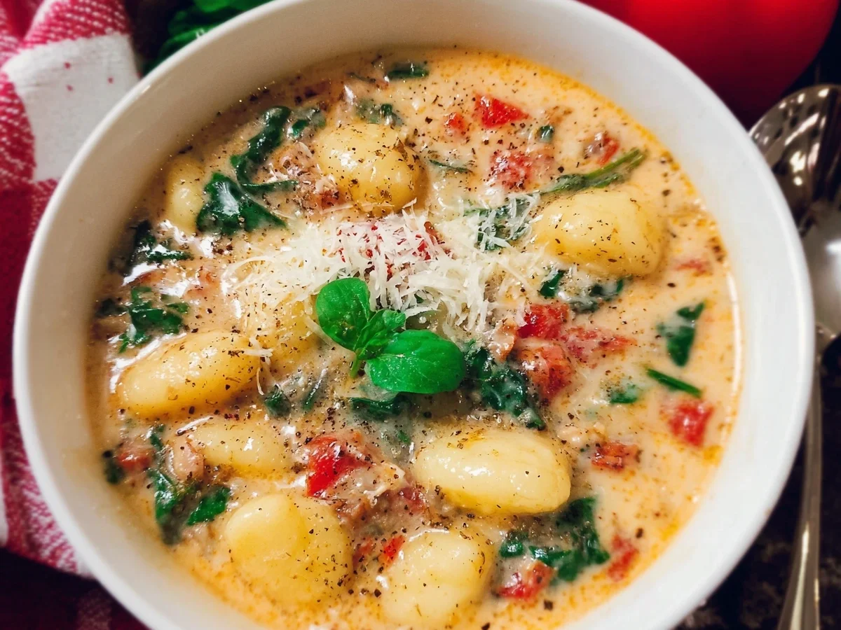 Cremige Gnocchi-Suppe: Schnell & Köstlich zubereitet - Beitragsbild