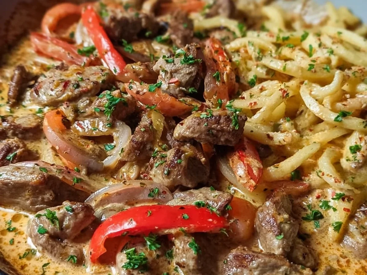 Cremige Gyros Pfanne: Mein schnelles Familienrezept - Beitragsbild
