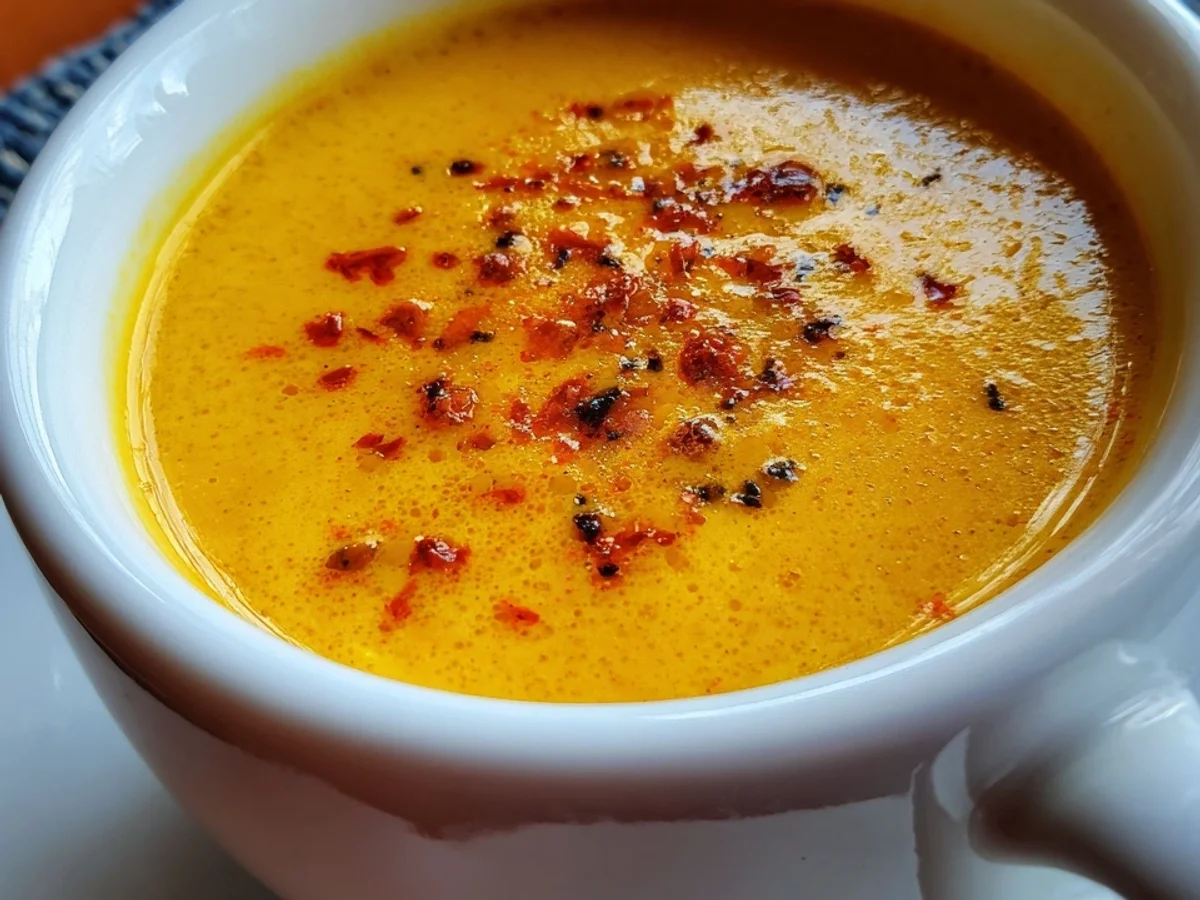 Cremige Kokos-Currysuppe mit buntem Gemüse - Beitragsbild