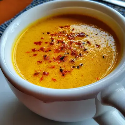 Cremige Kokos-Currysuppe mit buntem Gemüse
