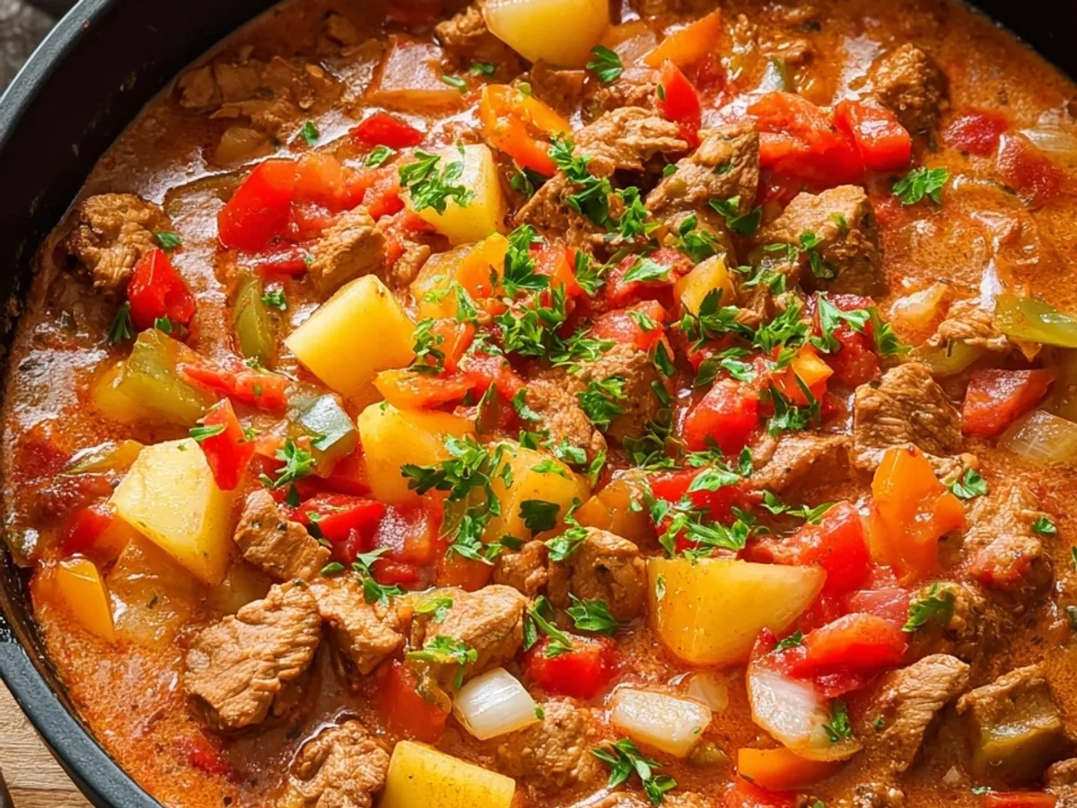 Deftige Gyrossuppe: Einfaches & schnelles Rezept - Beitragsbild
