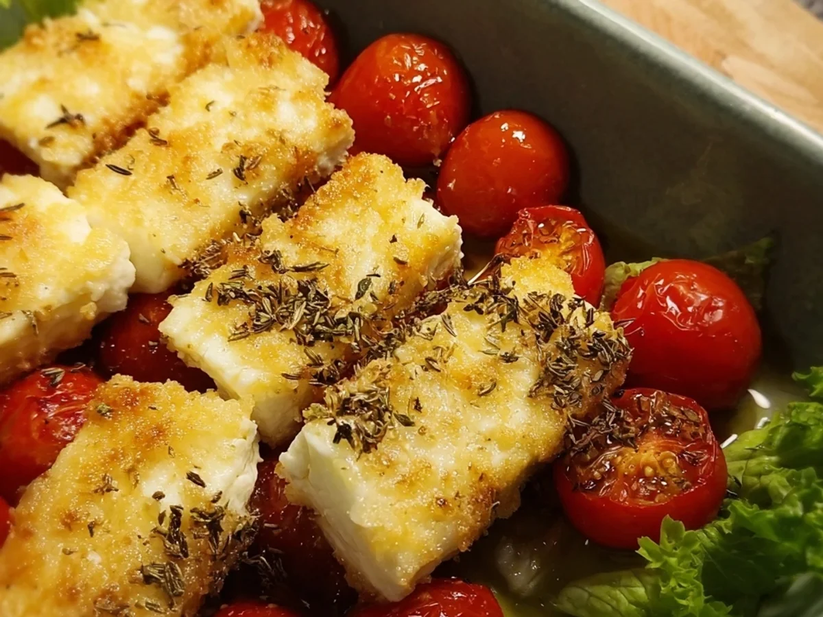 Gebackener Feta: Einfaches Rezept aus dem Ofen - Beitragsbild