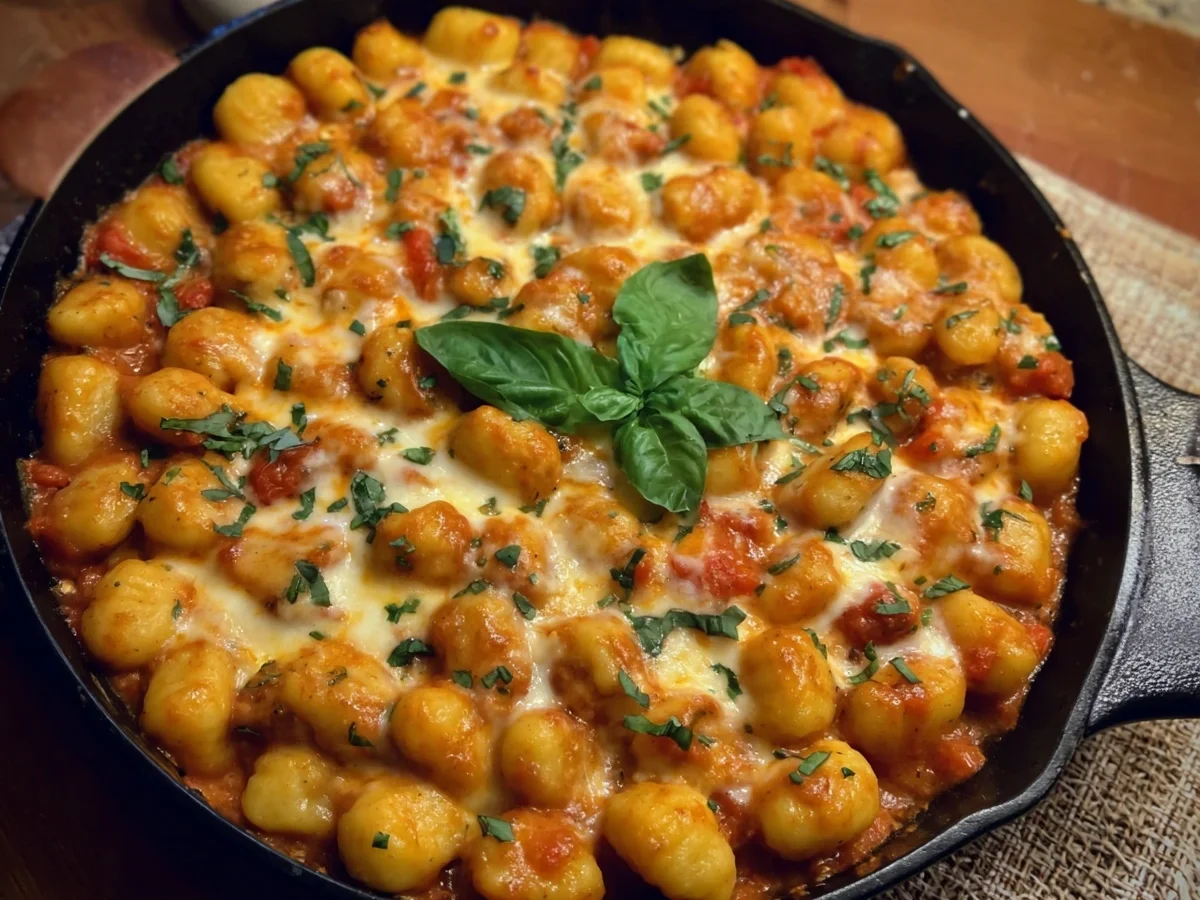 Gnocchi mit Tomatensoße & Mozzarella: Einfaches Rezept - Beitragsbild