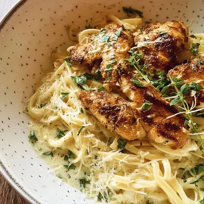 Hähnchen Alfredo Pasta: Cremiges Hauptgericht