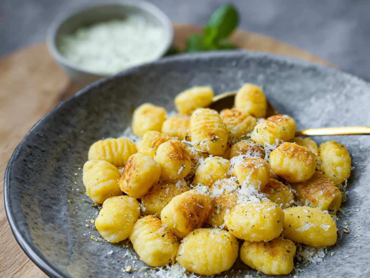 Knusprige Gnocchi aus der Heißluftfritteuse: Schnell & Lecker - Beitragsbild
