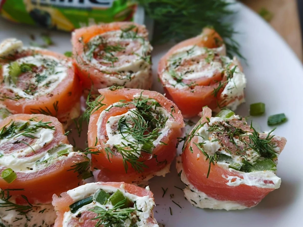 Lachs-Frischkäse-Röllchen: Schnelles 15-Minuten Rezept - Beitragsbild