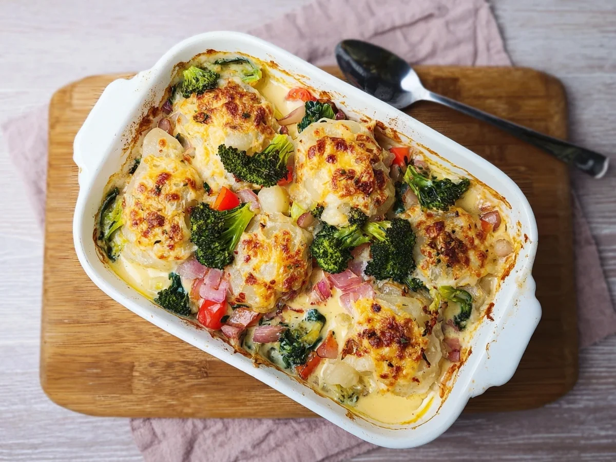 Low Carb Kohlrabi-Auflauf: Einfach & Gesund - Beitragsbild