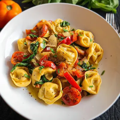 Mediterrane Tortellini: Einfach & Vegetarisch Rezept