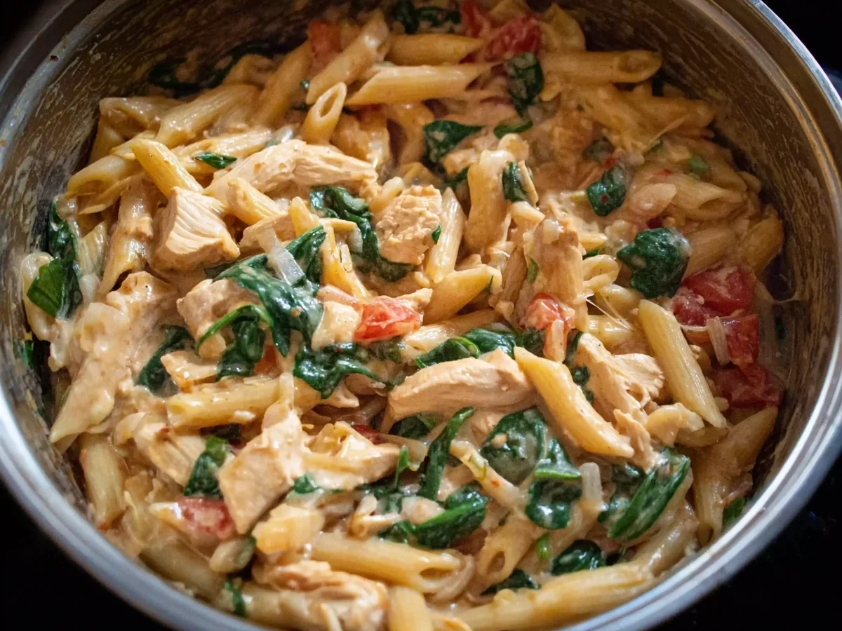 One Pot Pasta mit Huhn: Schnell & einfach zubereitet - Beitragsbild
