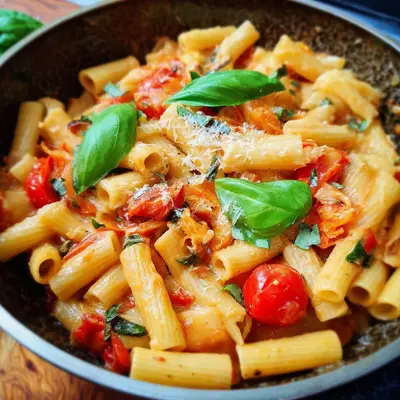 One Pot Pasta mit Tomaten: Einfaches 15-Minuten-Rezept