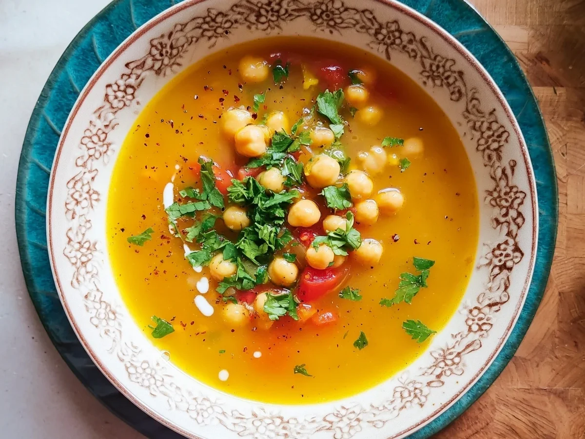 Orientalische Kichererbsensuppe: Einfach & lecker - Beitragsbild