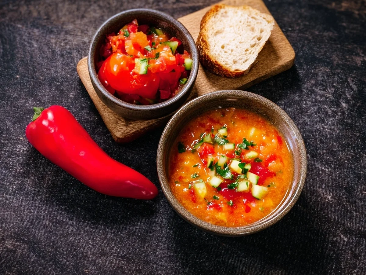 Originale Gazpacho: Erfrischende andalusische Suppe - Beitragsbild