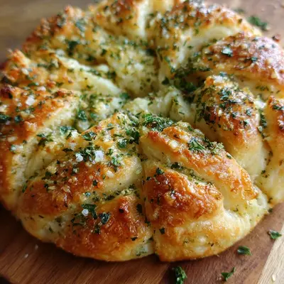 Partysonne mit Kräuterbutter: Einfaches Partybrot Rezept