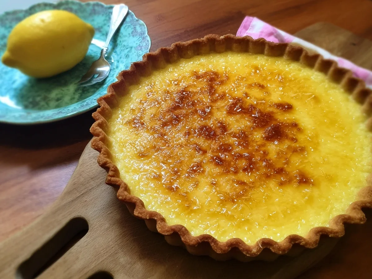 Saftige Zitronentarte: Einfaches französisches Rezept - Beitragsbild