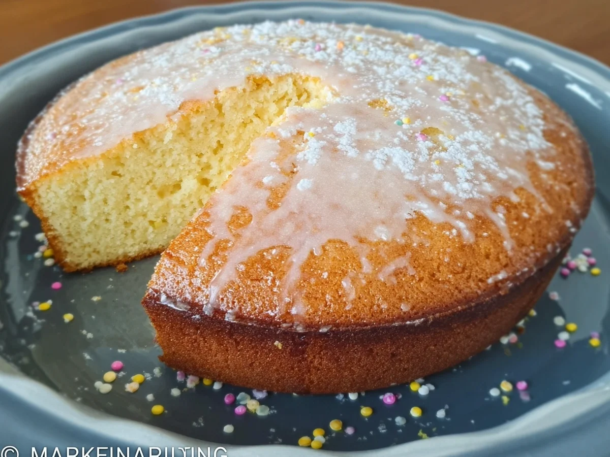 Saftiger Zitronenkuchen: Einfaches Sonntagsrezept - Beitragsbild
