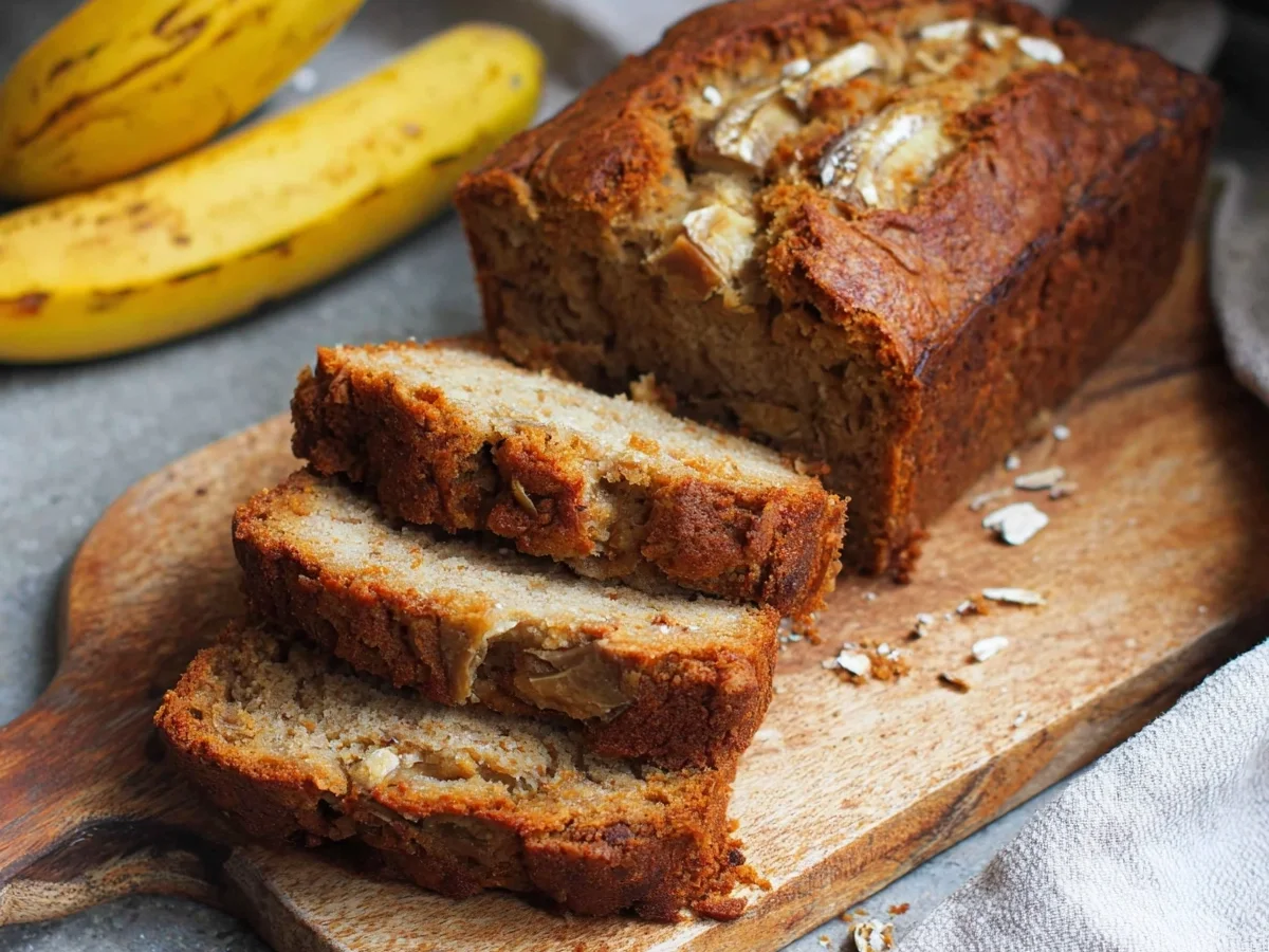 Saftiges Bananenbrot ohne Zucker: Einfach & gesund - Beitragsbild